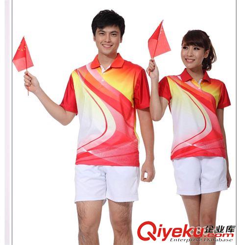 春夏運動系列 運動T恤衫運動短袖夏裝2015新款夏季休閑男女透氣POLO上衣批發原始圖片3