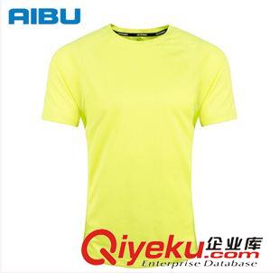 跑步服系列 2015夏季奧鵲爆款 AOQUE男士運(yùn)動(dòng)T恤 短袖圓領(lǐng)速干T恤 T1301原始圖片2