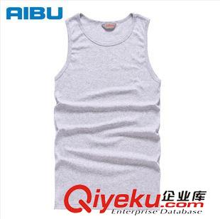 跑步服系列 aoque奧鵲健身男女休閑運(yùn)動棉質(zhì)無袖緊身運(yùn)動速干打底背心T10原始圖片2