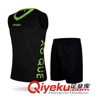 籃球服系列 aoque/奧鵲2015新款男式籃球服籃球比賽訓(xùn)練套裝籃球背心可印字號(hào)原始圖片2