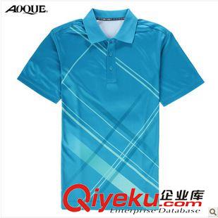 T恤 夏日新品 505 aoque 奧鵲 男運動翻領(lǐng)T恤 網(wǎng)羽服/POLO衫/休閑T恤