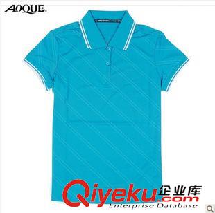 T恤 506新品 aoque 奧鵲 男運動翻領(lǐng)T恤 網(wǎng)羽服/POLO衫/休閑T恤 批發(fā)