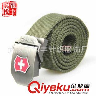 腰帶 銀豐總廠家批發高級編織腰帶休閑戶外訓練編織內腰帶帆布腰帶批發原始圖片3