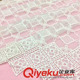 水溶蕾絲 蕾絲輔料花邊 漂白水溶牛奶絲 夏季新款女裝面料 6049廠家直銷