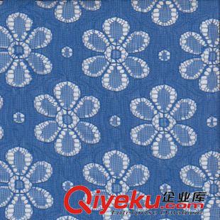 滌綸太陽(yáng)花 廠家直銷彈力蕾絲太陽(yáng)花 彈力針織面料 滌綸蕾絲 小外套面料原始圖片3