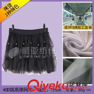 40D錦高彈網 (貨源地)批發40D錦高彈網  錦綸網布面料  安全打底褲面料