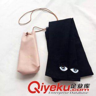 8~10~ 15韓國秋季新款 韓版刺繡大眼睛圖案優(yōu)質(zhì)羊毛拉架純棉女打底褲原始圖片3