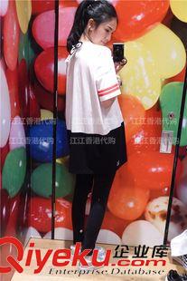 3月 30號新款 潮牌女裝15夏季新款MINI 大眼睛圖案拼色純棉寬松中長款打版t恤女原始圖片2