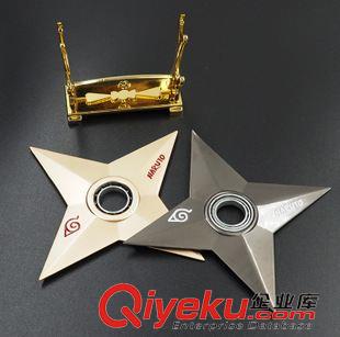 火影忍者 火影忍者 金屬 鳴人 疾風(fēng)伝手里劍 帶軸承可旋轉(zhuǎn)動飛鏢 COS道具原始圖片3