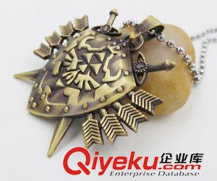 塞爾達(dá)傳說 外貿(mào)熱銷 塞爾達(dá)傳說 塞爾達(dá)公主皮繩項(xiàng)鏈 復(fù)古銅 廠家直銷批發(fā)原始圖片2