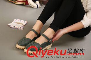 4月第四期新品 2015春秋甜美日系小皮鞋英倫學(xué)院風(fēng)復(fù)古牛津中跟搭扣單鞋女學(xué)生原始圖片2