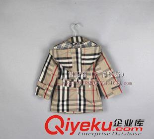 外套 風衣 夾克 2015春秋款童裝兒童可拆帽gd格子風衣女童外套外貿(mào)爆款童風衣原始圖片3