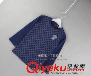 長袖襯衣 T恤 【新品】直銷童裝長袖T恤 圓領(lǐng)純色印花出面T恤經(jīng)典時(shí)尚外貿(mào)童