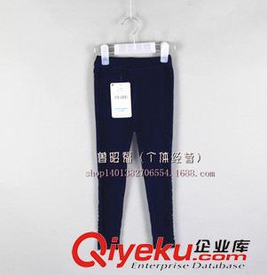 褲子 新款上市花邊兒童連褲襪 兒童打底褲 秋冬女童純色打底毛褲直批原始圖片2
