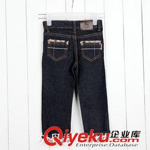 褲子 流行爆款高檔時(shí)尚牛仔褲 男女寶寶休閑褲 高質(zhì)量童裝長(zhǎng)褲批發(fā)原始圖片2