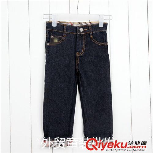 褲子 流行爆款高檔時(shí)尚牛仔褲 男女寶寶休閑褲 高質(zhì)量童裝長(zhǎng)褲批發(fā)原始圖片3