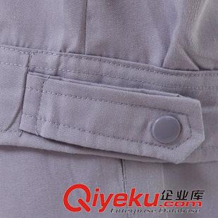 夏裝工作服 夏季長袖工作服套裝男 半袖勞保工程服 汽修工作服套裝工服夏批發原始圖片2