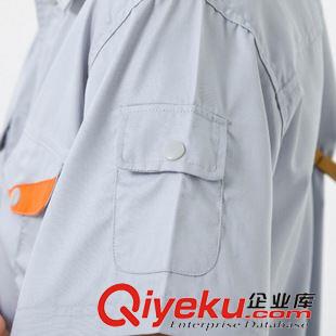 夏裝工作服 工作服套裝男工服短袖工作服男夏季長袖工作服工程汽修勞保服批發原始圖片3