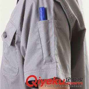 夏裝工作服 短袖工作服純棉夏季工作服男短袖工衣夏裝工程服長袖純棉工作服男原始圖片2