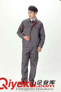 秋冬季工作服 春秋冬季長袖工作服上衣 勞保服機修汽修帆布工程服電焊服工裝男原始圖片2