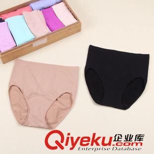 5月25日新品 外貿(mào)原單 中高腰純色幾何大碼女士?jī)?nèi)褲 胖MM無縫無痕三角褲