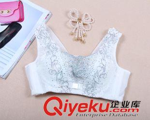 文胸 內褲 【帥孜】新款高品質七彩燙鉆蕾絲花邊內衣抹胸式背心文胸防走光原始圖片2