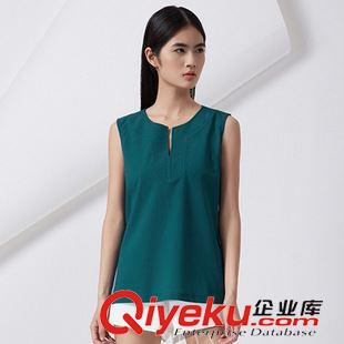 第三期 Y4074#寬松大碼氣質無袖雪紡衫百搭V領小背心打底衫女款 精品原始圖片3