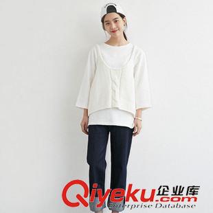 背心 吊帶  Y4178#秋裝新款韓版學院風短款麻花紋針織馬甲吊帶背心馬夾女原始圖片2