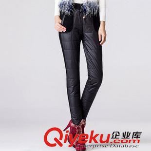 加絨 加厚 保暖 2015新款松緊高腰牛仔褲 女款冬季加絨加厚彈力小腳褲 廠家直銷