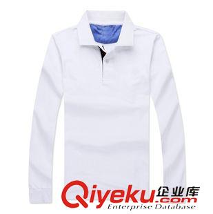 長期加單款 外貿品牌男裝春裝新款hg刺繡polo衫純棉運動長袖T恤潮批發定做