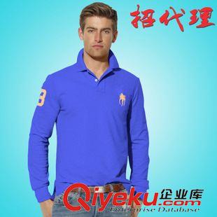 長期加單款 外貿(mào)品牌批發(fā)定做polo衫純棉翻領(lǐng)運動男式長袖t恤潮春裝新款現(xiàn)貨原始圖片2