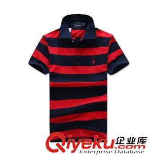 長期加單款 新款外貿原單品牌男裝批發翻領polo衫男士條紋短袖T恤一件代發原始圖片3