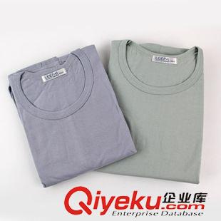 保暖內衣褲 爆款時尚全棉男士秋衣秋褲套裝 長袖男士薄款保暖內衣 廠家直銷原始圖片2