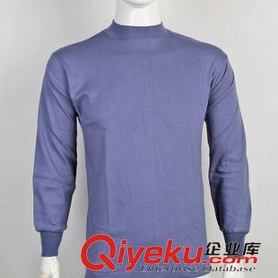 保暖內(nèi)衣褲 秋季爆款半高領(lǐng)男士保暖內(nèi)衣 gd柔軟保暖修身上衣男式純棉秋衣原始圖片3