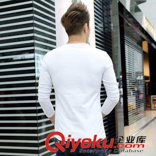 衛衣 夾克 棒球服 運動裝（男）  15大量現貨新款春裝男生韓版個性創意潮流數字7T恤男女情侶裝長袖原始圖片3