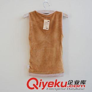 吊帶，小背心 無印良品   日本原單 加厚羊胎絨高彈無縫美體塑身女保暖背心原始圖片3