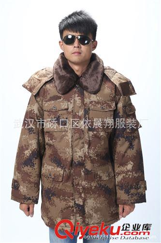 大衣風(fēng)衣棉襖系列 荒漠迷彩大衣作訓(xùn)大衣防寒面襖原始圖片3