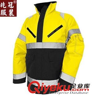 反光棉服 供應(yīng)反光衣 定做熒光夾棉工作服 反光棉衣棉襖 防水工地棉夾克