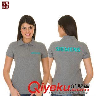 女式短袖POLO衫 廠家定制廣告女式POLO衫，t恤衫gd貨可訂制廣告LOGO