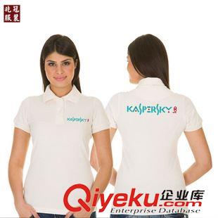 女式短袖POLO衫 廠家定制廣告女式POLO衫，t恤衫gd貨可訂制廣告LOGO