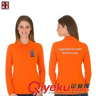 女式長袖POLO衫 2015春季新款歐美風(fēng)女裝 字母熱轉(zhuǎn)印純色POLO件 修身型女式t恤原始圖片3