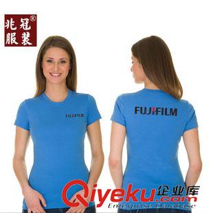 女士圓領(lǐng)衫 廠家現(xiàn)貨直銷 印花女士文化衫 高品質(zhì)純棉圓領(lǐng)女款T恤 班服定做原始圖片2