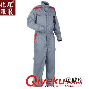 連體服 上海批量訂做男女工作服 連體防護服 飲料生產(chǎn)車間防護連體服定做原始圖片3