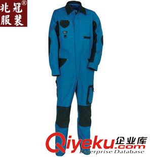 連體服 沙卡連體工作服 汽車機(jī)修連體工作服 工廠車間電工焊工工服 定做