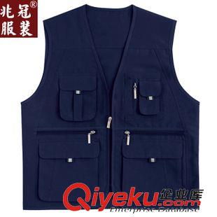 工裝馬夾 廠家定制款多口袋工作馬甲，勞保馬夾，清潔員工作服原始圖片2