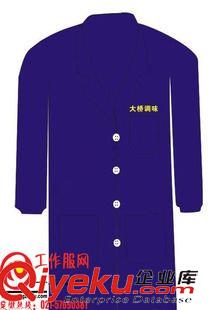 大褂 廠家批發(fā)定做藍(lán)大褂 勞保服 倉(cāng)管員促銷長(zhǎng)大褂  藍(lán)大褂工作服原始圖片3