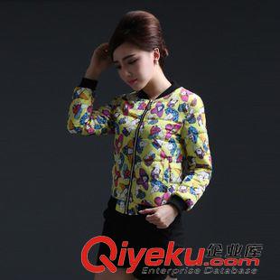 未分類(lèi) 歐美2015女裝秋冬季新款棒球服保暖羽絨棉服輕薄柔軟時(shí)尚棉衣外套原始圖片3