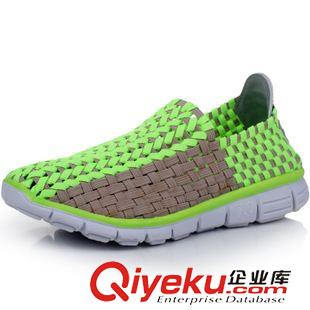 2015-新款-編織鞋 2015新款卡洛茲男女鞋子透氣鏤空懶人鞋超輕純手工編織鞋情侶鞋原始圖片3
