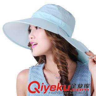 遮陽帽 夏天防曬帽子女士韓版遮陽帽大沿防紫外線太陽帽可折疊騎車沙灘帽原始圖片3