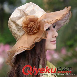 遮陽帽 太陽帽子女夏天防紫外線折疊戶外大沿沙灘帽韓版防曬遮陽帽原始圖片2